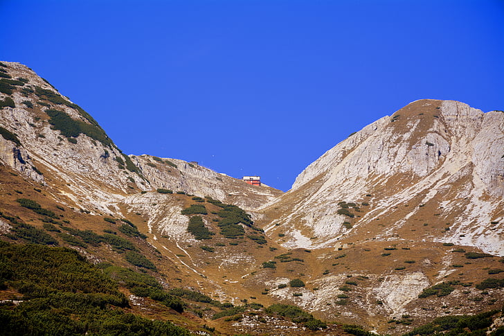 refuge, mountain, fraccaroli, carega, italy, hiking, nature