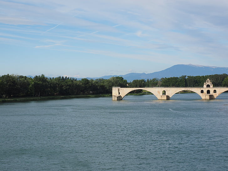 Pont Sant bénézet, Pont d'Avinyó, Roine, Avinyó, ruïna, arc pont, preservació històrica