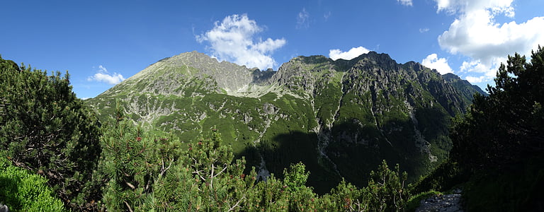 Tatrai, kalnai, Aukštuosiuose Tatruose, kraštovaizdžio, Gamta, Lenkija, nacionalinis parkas