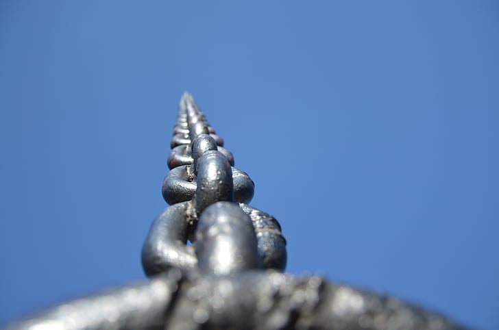 chain, sky, blue, way to heaven, installation, the art of