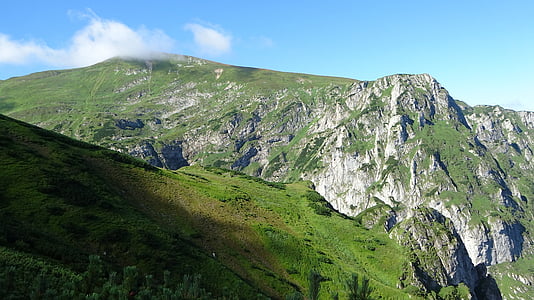 Tatrai, kalnai, viršūnių, Aukštuosiuose Tatruose, kraštovaizdžio, Lenkija
