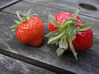 jordgubbe, Berry, sommar, färsk, Mogna, efterrätt