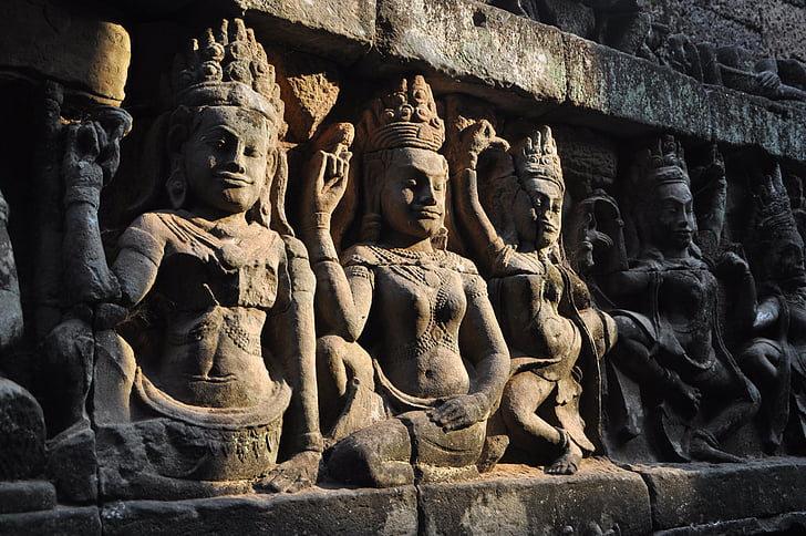 Kambodža, hindhuismus, Angkor, temppeli, historiallisesti, Angkor wat, Aasia