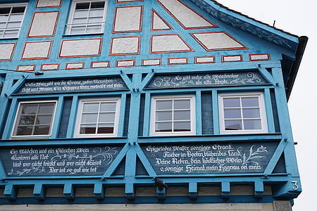 hjem, truss, fasade, taket stoler, blå, arkitektur, Bodensjøen