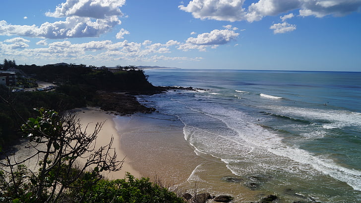 Sunshine coast, Queensland Avustralya, Surf beach