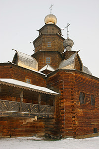 suzdal, wooden architecture
