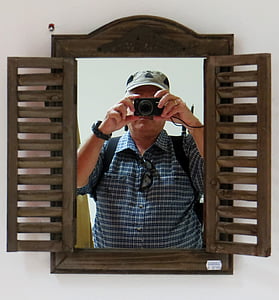 espejo, Retrato del uno mismo, cámara, persona, Fotografía, fotógrafo, Fotografía