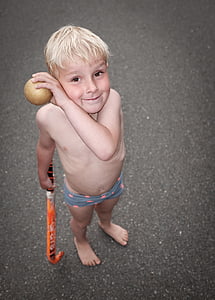 zēns, Sports, Hokejs, bērnu, aktīvs, piemīlīgs, atskaņotāja