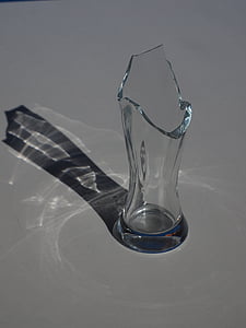 Glas, gebrochen, darauf hingewiesen, scharfe, Schnitt, Glasbruch