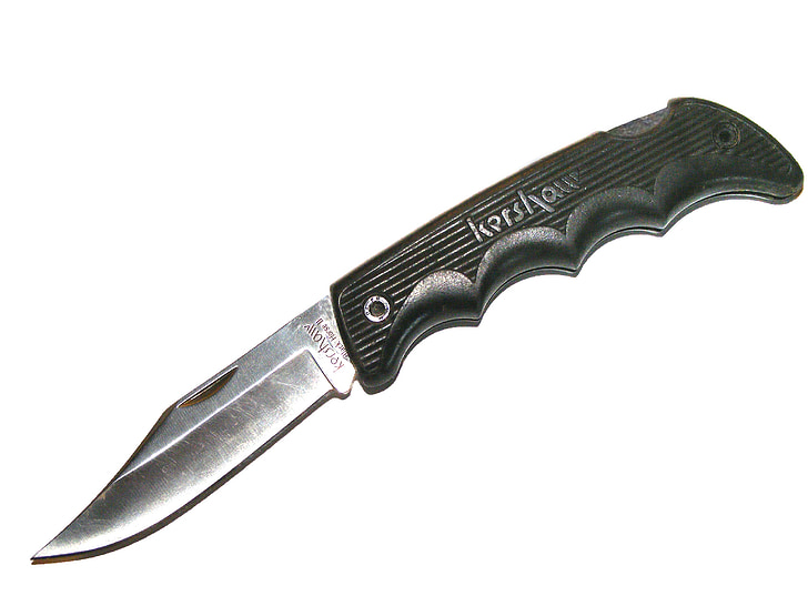 nôž, vreckový nôž, lockback, Vintage, používa, Kershaw