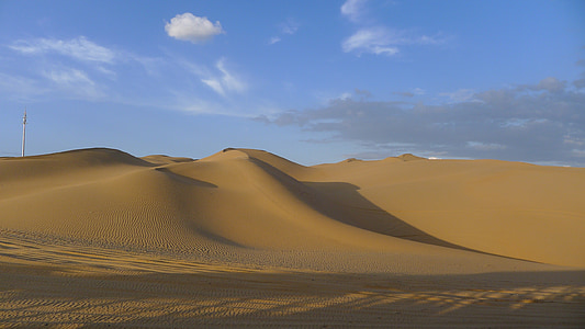 dykuma, dangus, Mongolija, smėlio kopa, smėlio, sausas, Gamta