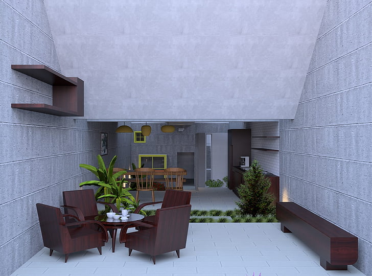 interiérový dizajn, Domov, krásna, 3D max, nábytok, Vizualizácia, moderné