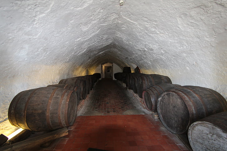 cellar, vault, catacomb, barrels, underground