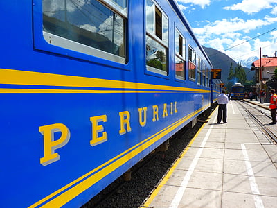 τρένο, Σιδηροδρομικός Σταθμός, πλατφόρμα, Εισιτήρια τρένου, σιδηροδρόμων των Άνδεων, perurail, Περού