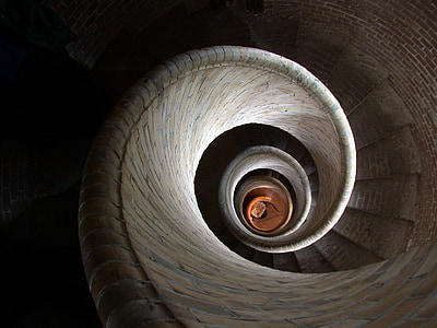 architecture, escaliers en spirale, mesures, escaliers, escalier en colimaçon, escalier, Pierre