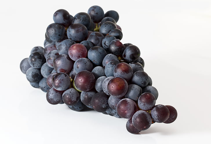 grapes, bunch, fruit, viticulture, sweet, red, ripe