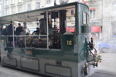 tram, steam railway, locomotive