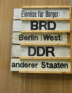 historia, gränsen, Berlin, DDR, historiskt sett, Östtyskland, kalla kriget