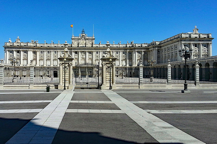Palacio real, Madrid, Španělsko, palác, zajímavá místa, dům, král