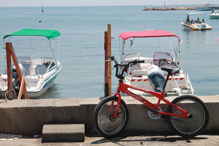 Cypern, port, cykel