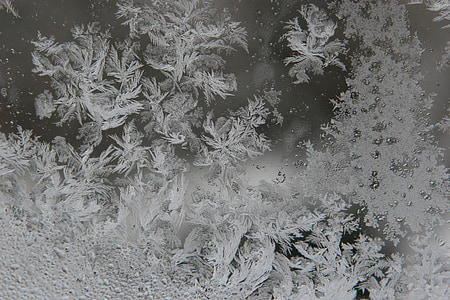 氷, 冷凍, ガラス, 冬, 雪, フレーク