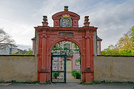 Prins georgs-tuin, Darmstadt, Hessen, Duitsland, gebouw, porselein museum, Museum