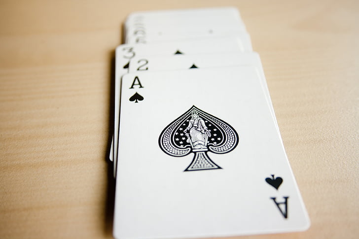 Pik, Karten, Karten-deck, Kasino, Poker, Glücksspiel, Spaten