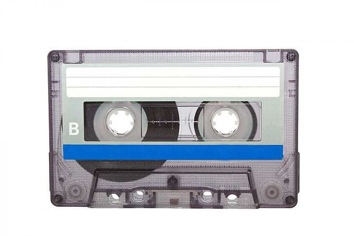 cassette tape, kunststof, tape, audio, opname, isoleren, cassette
