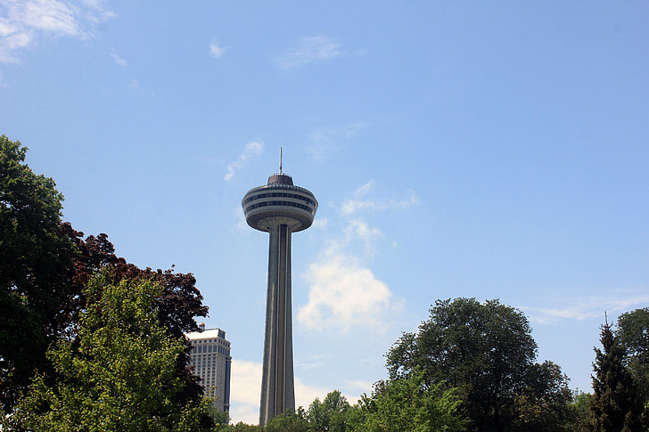 Sky nål, Niagara falls, Downtown, by, Canada, Ontario