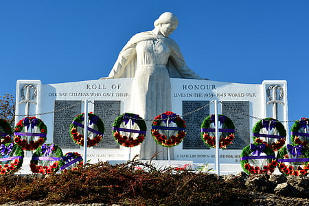 War memorial, Pomnik, weteranów, punkt orientacyjny, posąg, Rzeźba, Symbol