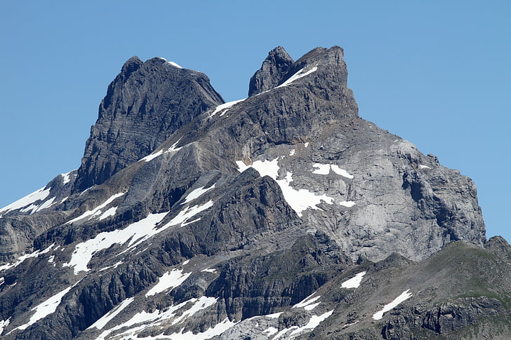 xoay gậy, Berner, vùng Bernese oberland, núi Alps, dãy núi, Alpine, Brienz