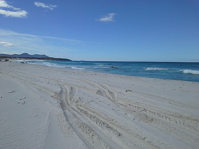 Plaża, Plaża sand, biały, Latem, Ocean, naturalne, Wybrzeże