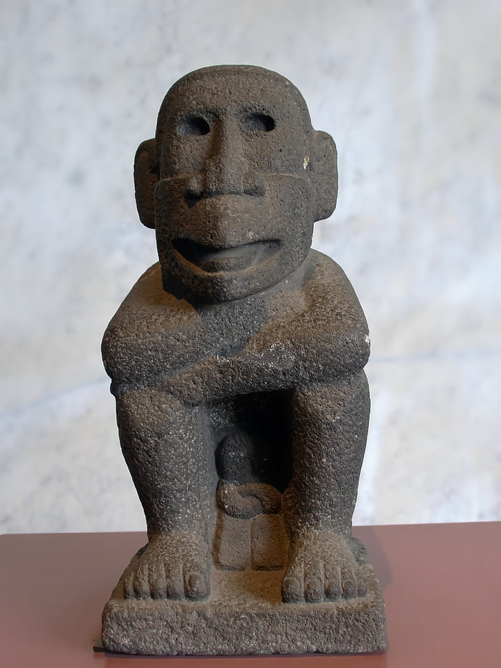 Mexic, antropologic museum, Mezoamerica, Statuia, arta, columbian