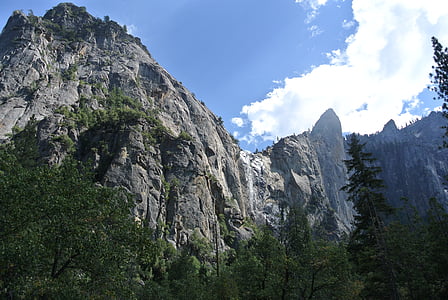 Yosemite, Národní, parku, Spojené státy americké, Kalifornie, útes, údolí