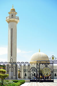 Tunisija, Monastir, mauzolejs, bourghiba, pieminekļu, mošeja, minarets