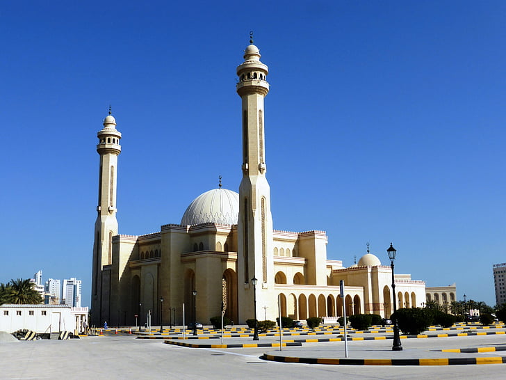 moskén, islam, tro, Minaret, Bahrain