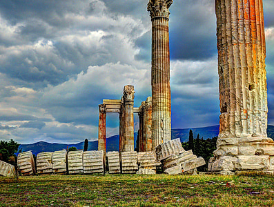 Athena, ngôi đền, Zeus