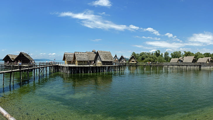 germany, lake constance, history, stilt houses