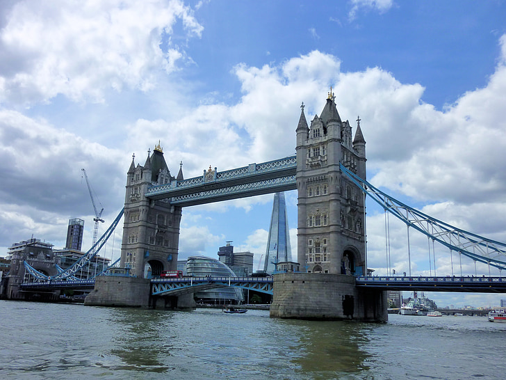 Лондон, мост, Темза, река, Англия, забележителност, пътуване