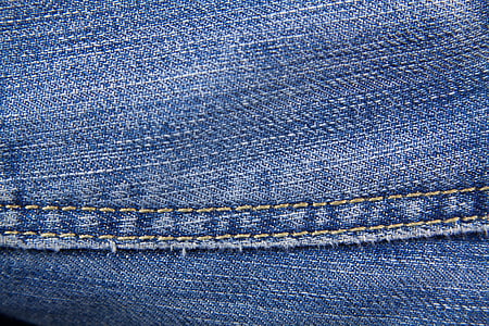 jeans, stoff, dongeri, struktur, blå, bukser, klær