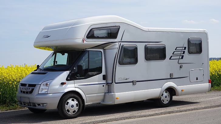 Mobil-home, Hymer, Camping-car, vacances, Camping, nature, Auto