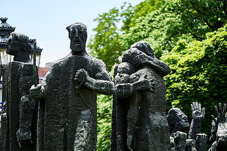 Bulgarien, Sofia, skulptur, monumentet, platser av intresse, Park, konst