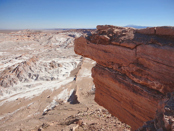 poušť Atacama, Chile, poušť, léto, slunce, horká, suché