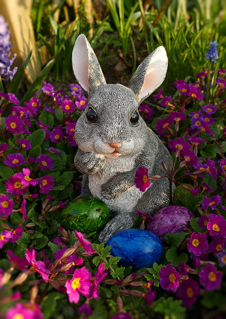 Paskalya tavşanı, şekil, Paskalya, tavşan, Paskalya dekorasyon, şirin, komik