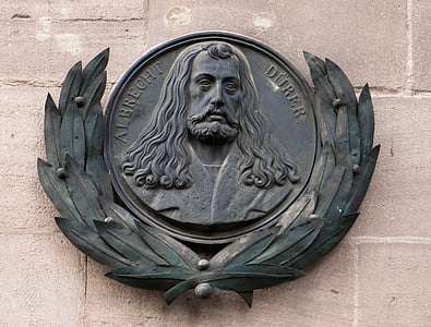 Албрехт Дюрер, щит, Средновековие, художник, Нюрнберг, скулптура, Статуята
