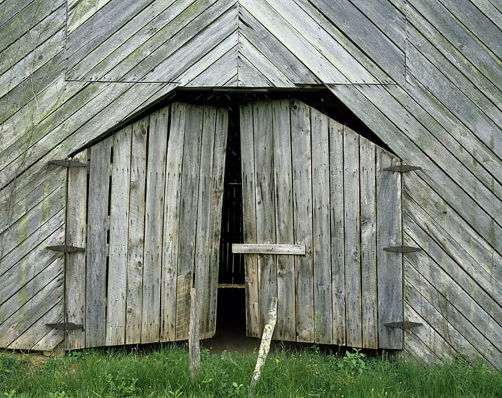 barn, old, weathered, rustic, vintage, rural, country