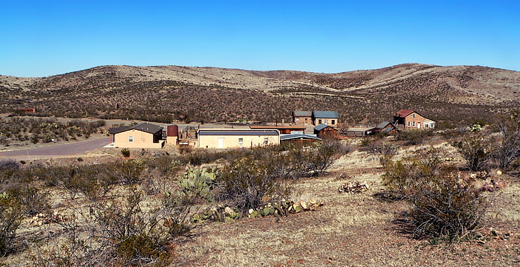 shakespeare, new mexico, ghost town, mountains, hills, buildings, nature