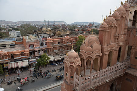 India, Jaipur, angin palace