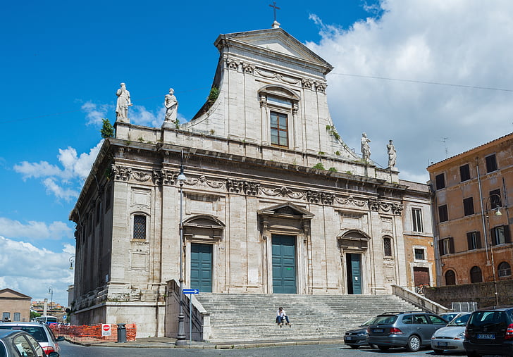 Santa maria della konsolatsione, Rom, Italien, kyrkan, adoptivföräldrars