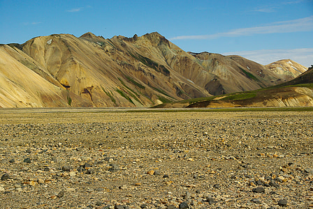 Islandija, landmannalaugar, volcanism, gorskih